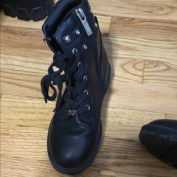 Black Studded Girl Boots - Picture 2 of 6